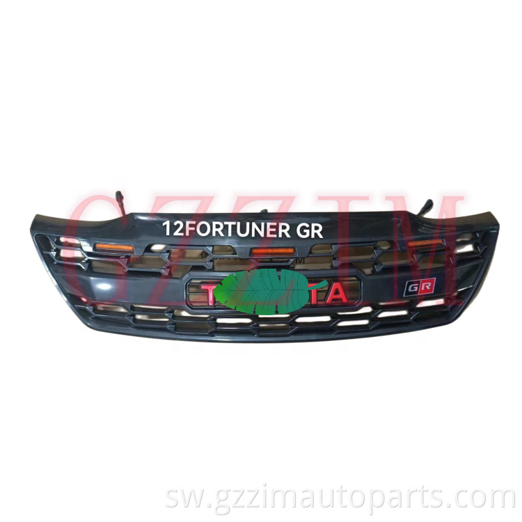 ABS Plastic Front Grille LED Middle Grille Used For Fortuner 2012